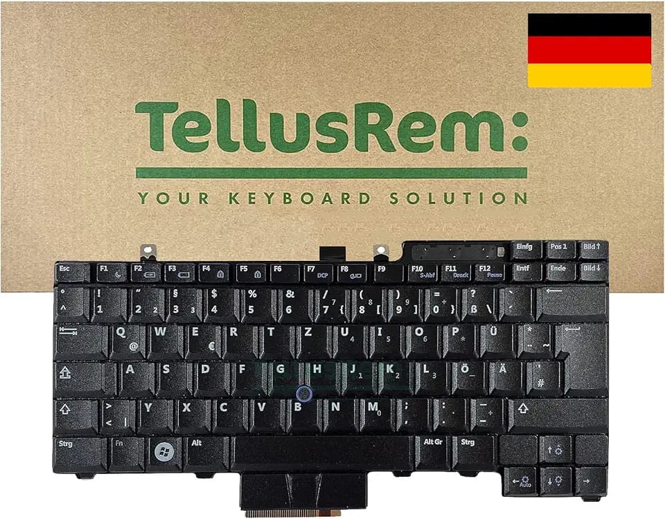 ersatztastatur Deutsche Nicht Hintergrundbeleuchtung für Dell Latitude E6400, Latitude E6410, Latitude E6500, Latitude E6510
