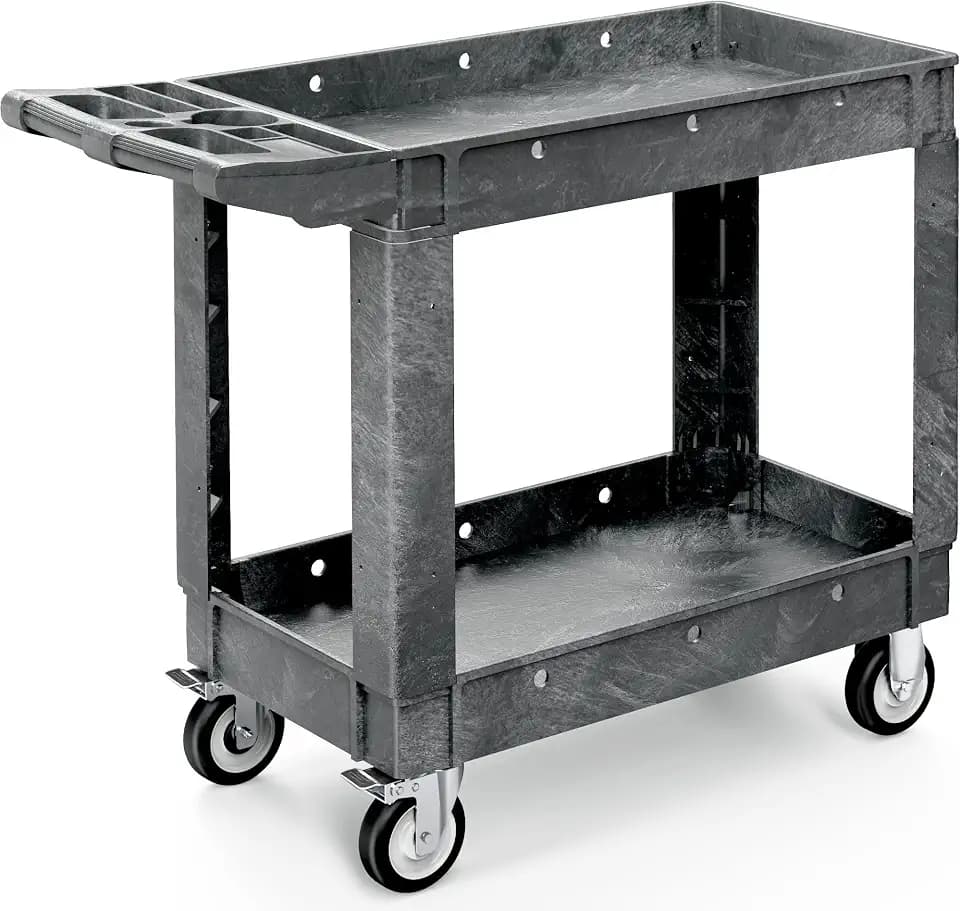 YITAHOME Grey Utility Cart on Wheels, 550 lbs Capacity, 40 x 17 Inch