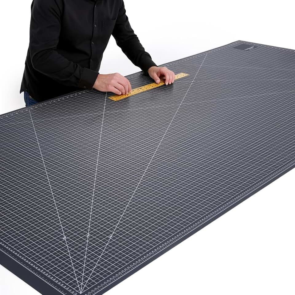 Self Healing Cutting Mat, Extra Large 47'x94', Black and White