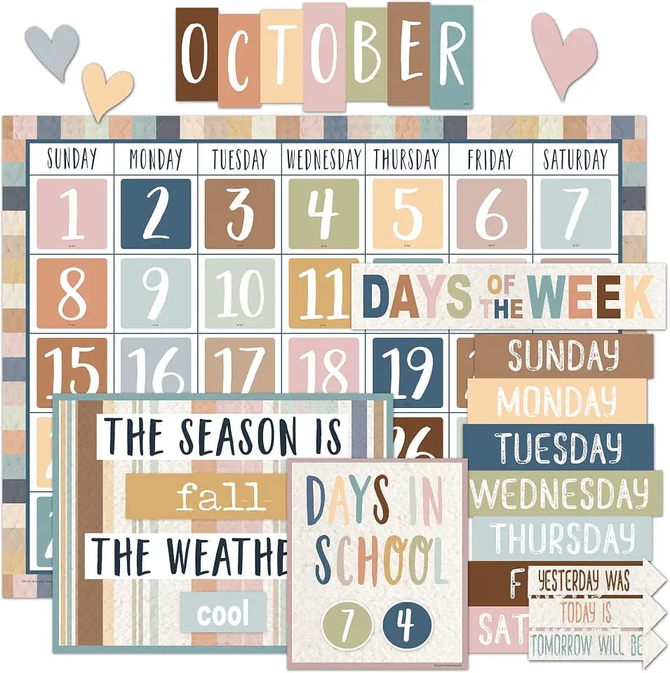 Teacher Created Resources Everyone is Welcome Calendar Classroom Bulletin Board Decor (TCR7119)