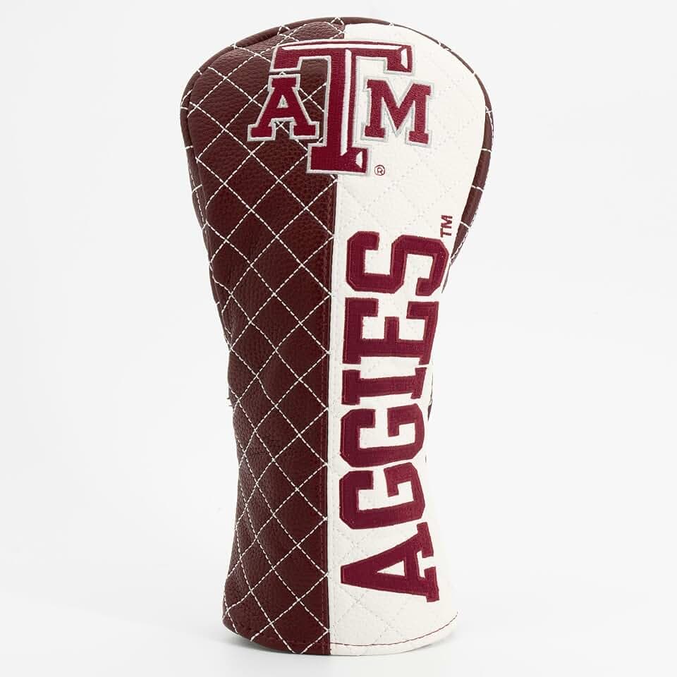 Team Golf NCAA Texas A and M Quilted Fairway Headcover (Split)