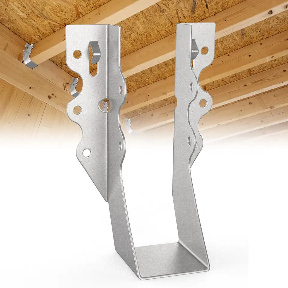 25 pcs 2x6 Joist Hanger,LU26 18 Gauge Galvanizing Face Mount Joist Hangers for Wood,Hurricane Tie for Rafter Fits Truss Connectors.Rafter Hangers 2x6 Great for Floor Deck and Ceiling Joists