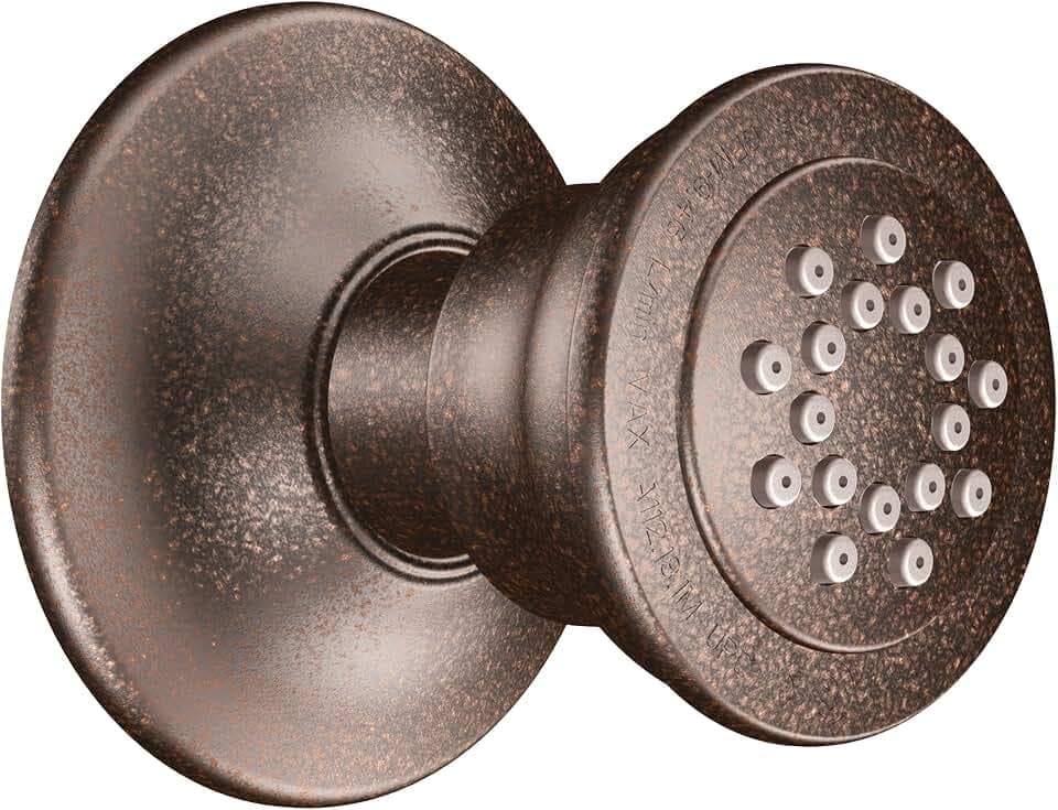 Moen Oil Rubbed Bronze Vertical Shower Body Spray Compatible with Moen M-PACT Shower Valve System, Valve Required, A501ORB