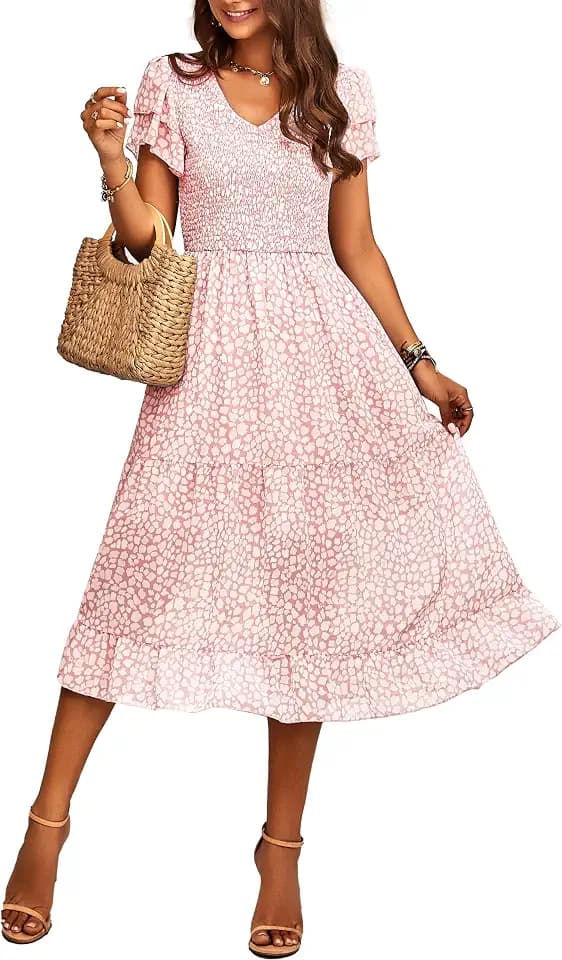 BTFBM Women Casual Summer Dresses Wedding Guest Dress