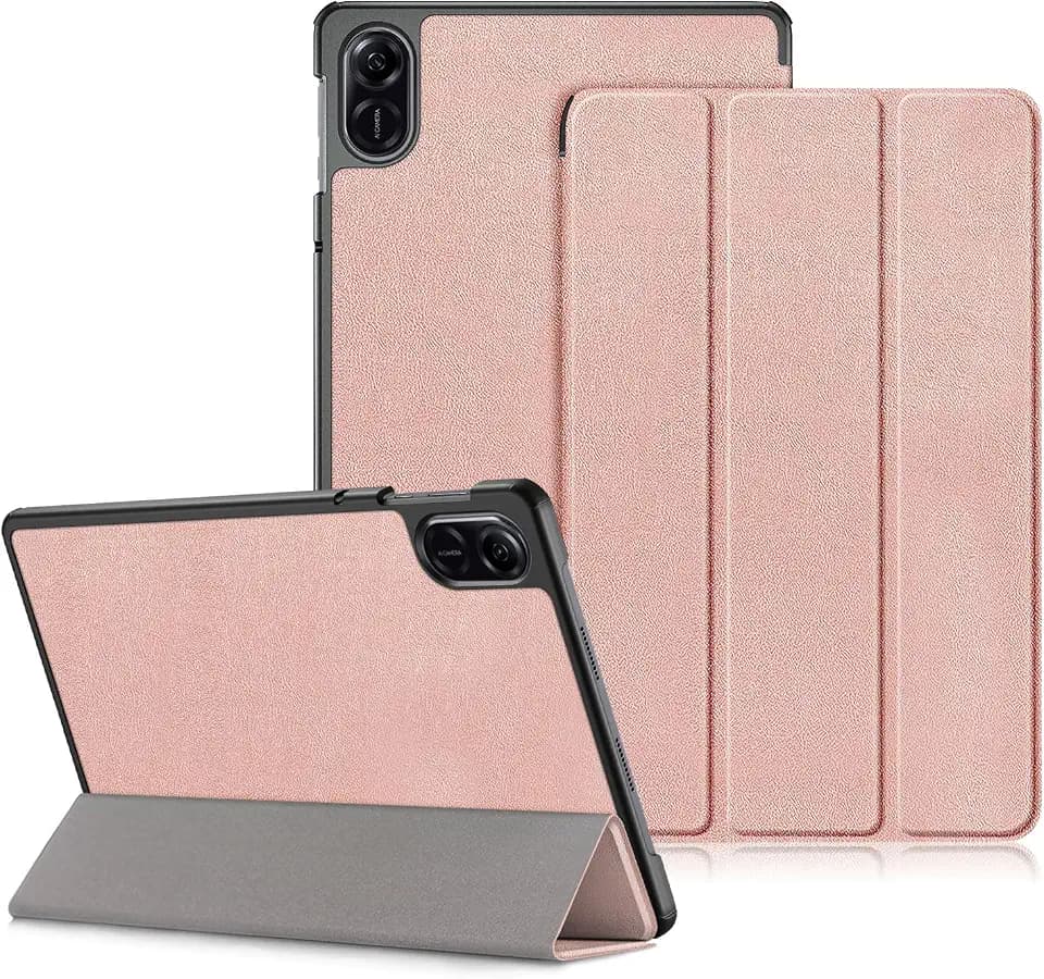 Hülle für Honor Pad X9 / X8 Pro 11.5 Zoll, Ultra Dünn Schutzhülle mit Ständer Funktion,Roségold