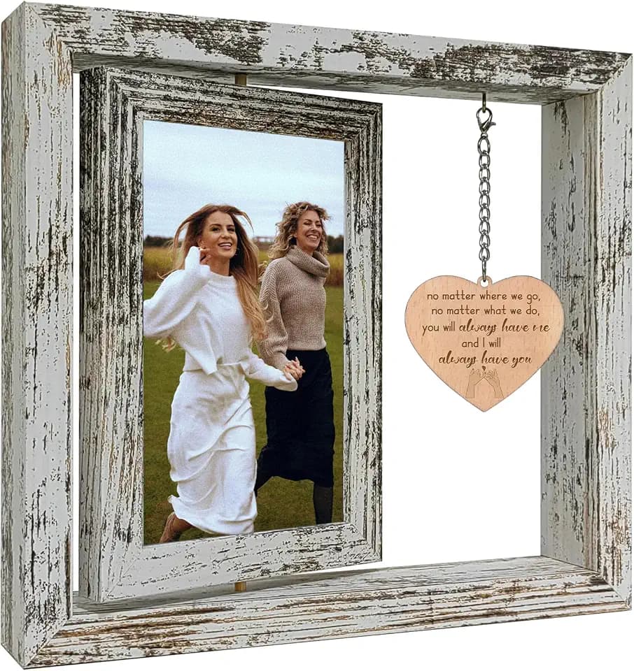 Friendship Wood Frame Gift for Women Friends Bestie Going Away