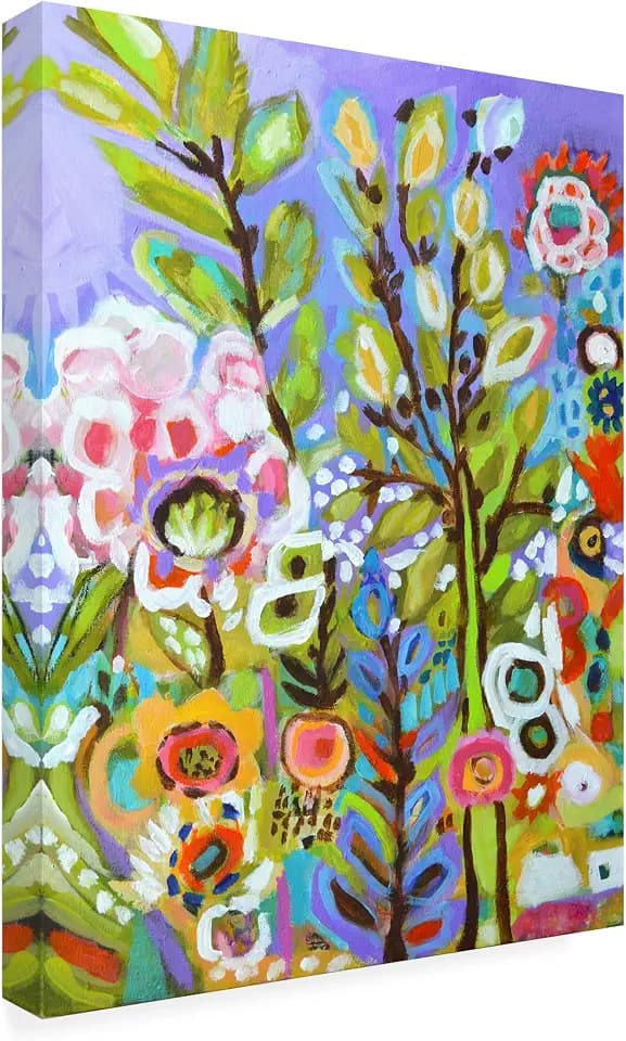 Trademark Fine Art - 'Garden Of Whimsy Iii' Canvas Art - 24x18