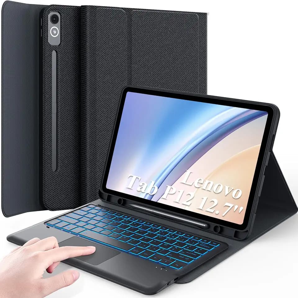 Earto Tastatur für Lenovo Tab P12 12,7 Zoll 2023 (TB370FU)