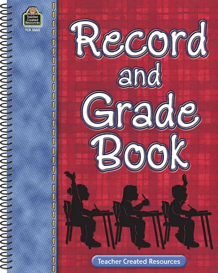 Teacher Created Resources Record and Grade Book, 64 Pages, 8.5 inches X 11 inches