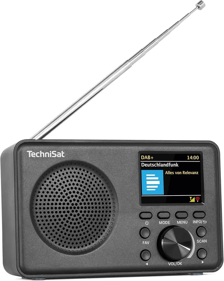 TechniSat Viola 2 C BT - tragbares DAB Radio mit Bluetooth