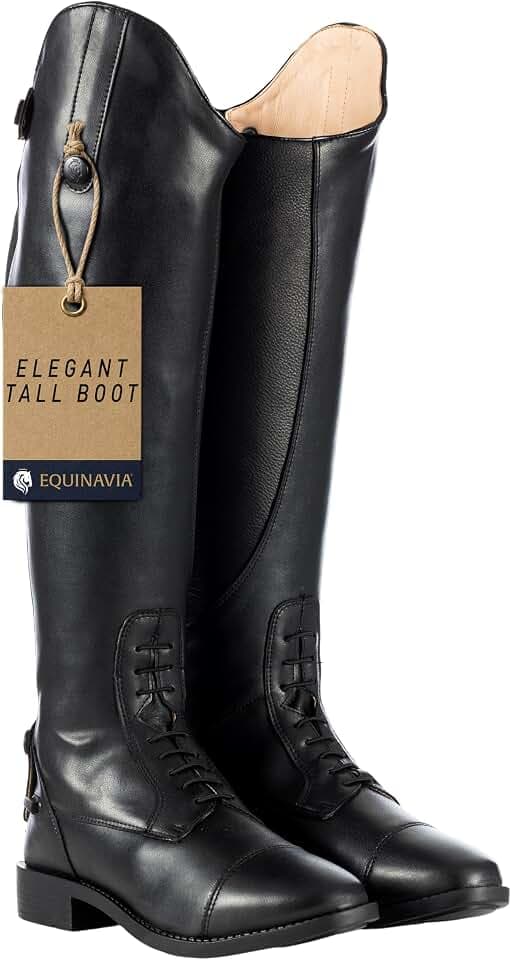Equinavia Karina Horse Riding Boots for Women, Tall Field Boots