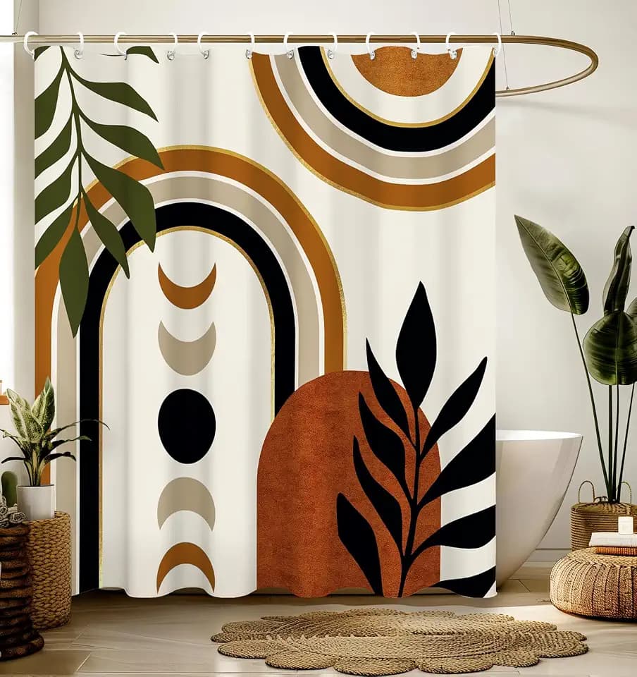 Bathroom Shower Curtain Cute Cortinas para Baño 72 x 72, Boho