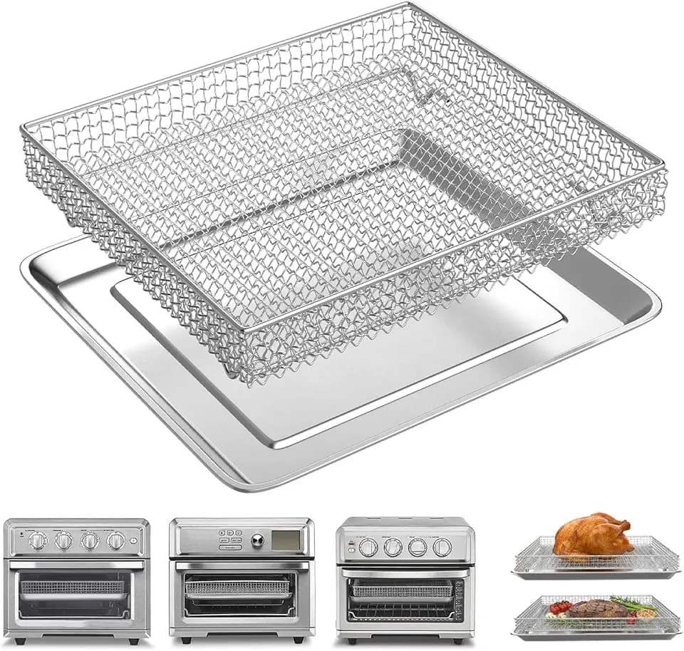 Air Fryer Basket Tray Replacement for Cuisinart TOA-60/65/70 air fryer