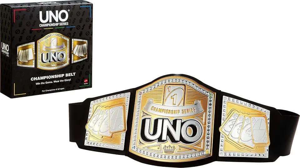 Mattel Games UNO Championship Series Belt for Ages 7+