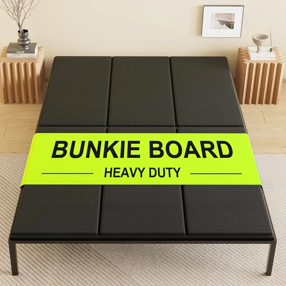 Heavy Duty 10mm Queen Bunkie Board 60x80, Foldable Bed Support Panel