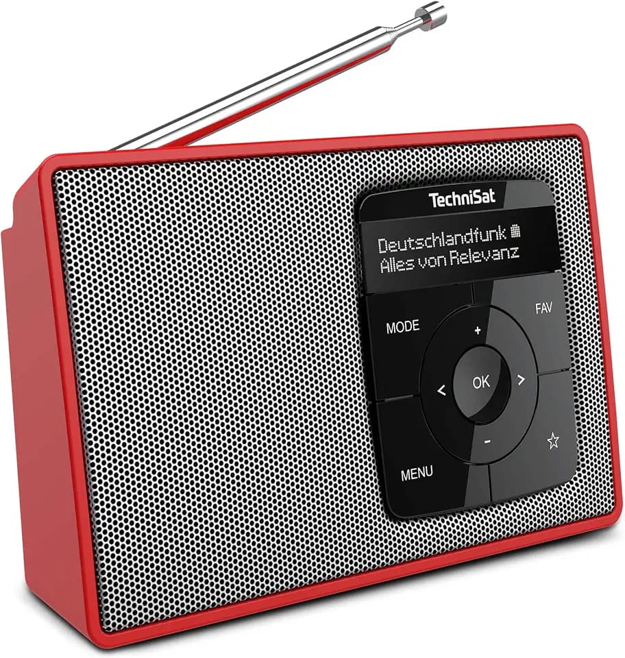 TechniSat DIGITRADIO 2 - Tragbares DAB+/UKW-Radio mit Akku & Bluetooth