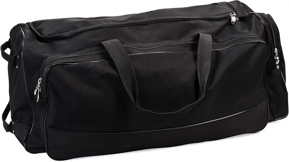 Champion Sports Wheeled Equipment Bag – Large Rolling Sports Gear Bag for Baseball, Football & Travel
