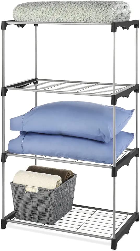 Whitmor Modern Industrial Freestanding Closet Organizer