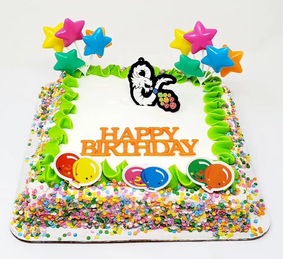 Dungeons & Dragons Deluxe Birthday Cake Topper Set Featuring Dragons, Figures and Decorative Themed Accessories (Unique Design)