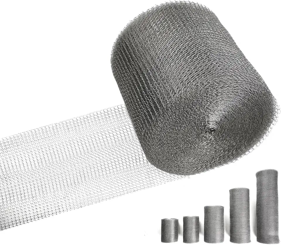 5" X 100 ft Wire Mesh Roll for Rodent Stainless Steel Mesh for Mice