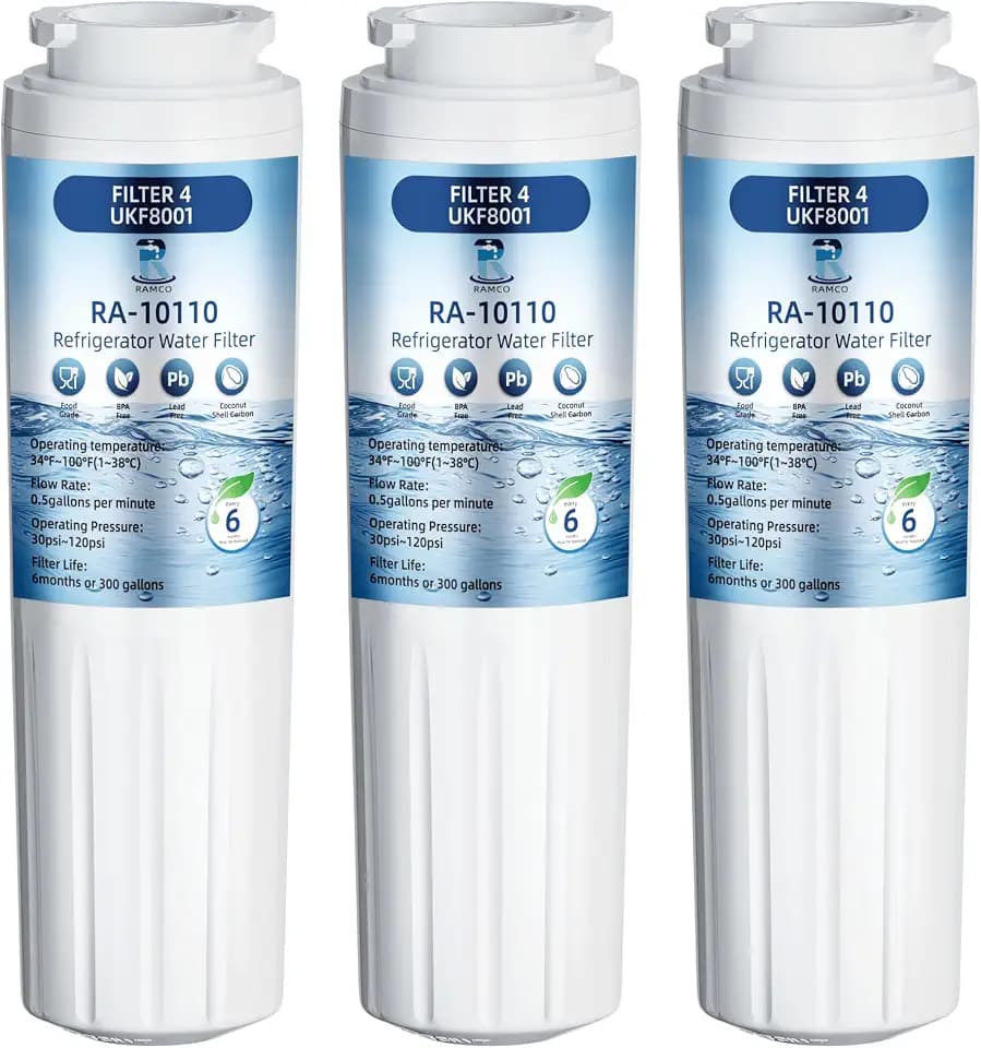 Everydrop Filter 4 Replacement for Whirlpool EDR4RXD1 Maytag UKF8001 Water Filter,WRF555SDFZ WRX735SDHZ WRF535SWHZ WRX735SDHM,WHR4RXD1 UKF8001AXX-750 KitchenAid KAD4RXD1 KRFC300ESS Kenmore 469006