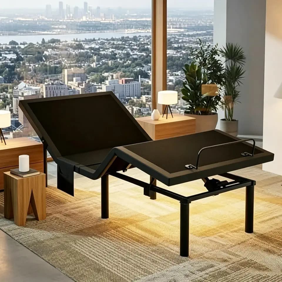 Marsail Twin XL Adjustable Bed Frame,Electric Base Head & Foot Incline