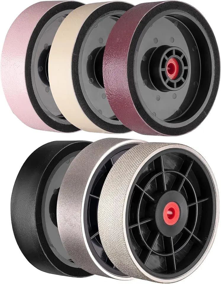 DZQ 6 Inch Grit 80/220/280/600/1200/3000 Diamond Lapidary Grinding Wheel