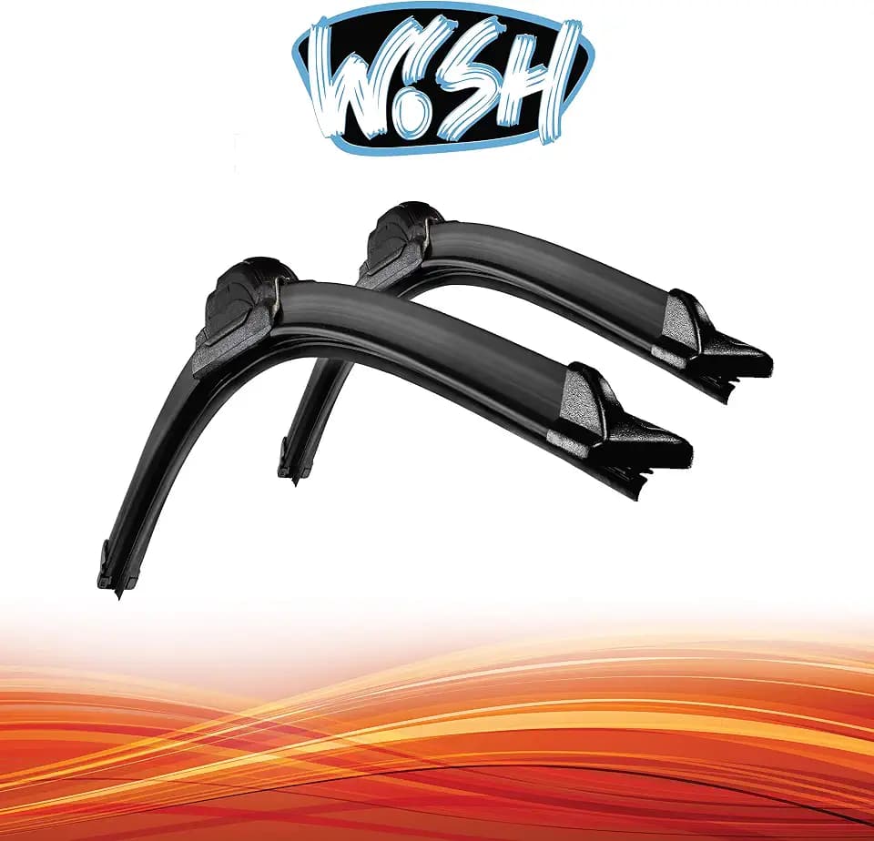 Wish® Universal Premium Satz Front Scheibenwischer Länge: 28" 700mm / 28" 700mm Wischblätter Vorne Flachbalkenwischer UP28.28.B1R