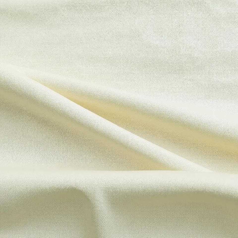 Barcelonetta | 100% Cotton Flannel Fabric | Super Soft | 180GSM, Medium Weight | Solid | Arts & Crafts | for Sewing (Natural, 1 Yard)