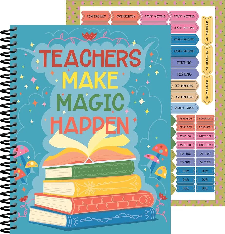 Carson Dellosa Fairy Tale Teacher Planner 2026-2027, Undated 8" x 11"