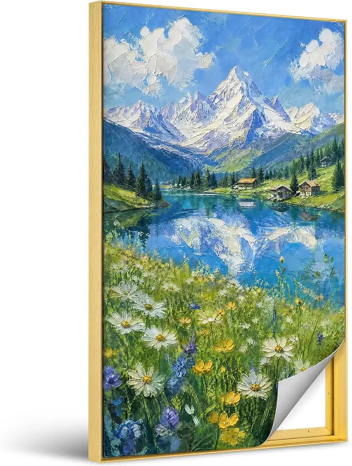 24x36 Aluminum Floater Frame for Canvas Paintings