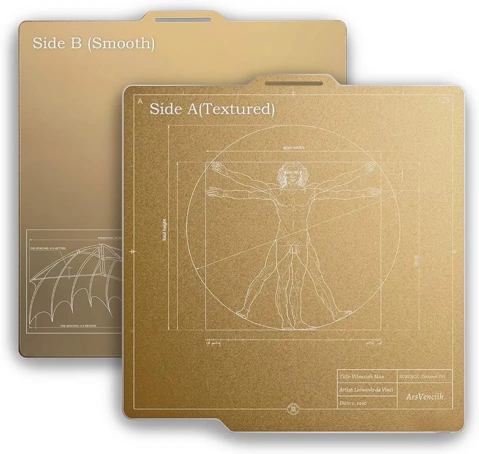 257x257mm PEI Sheet for Bambu Lab X1C P1S A1 P1P X1 Carbon
