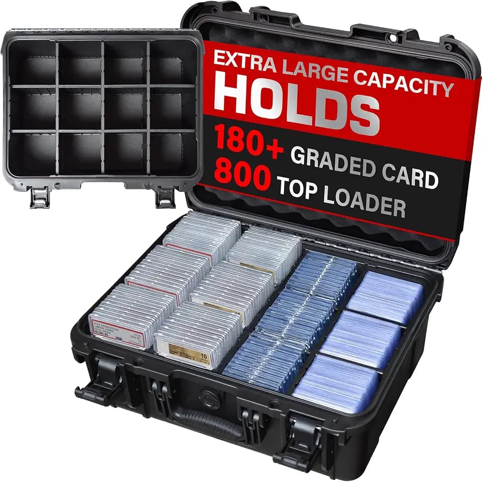 Graded Card Case Storage Box, Extra Large Trading Card Box, PSA Slab Case