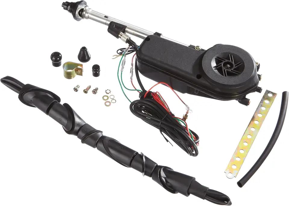 Pilot LA_40280 Motor-Antenne 'Deluxe', Vollautomatik, AM/ FM, Schwarz