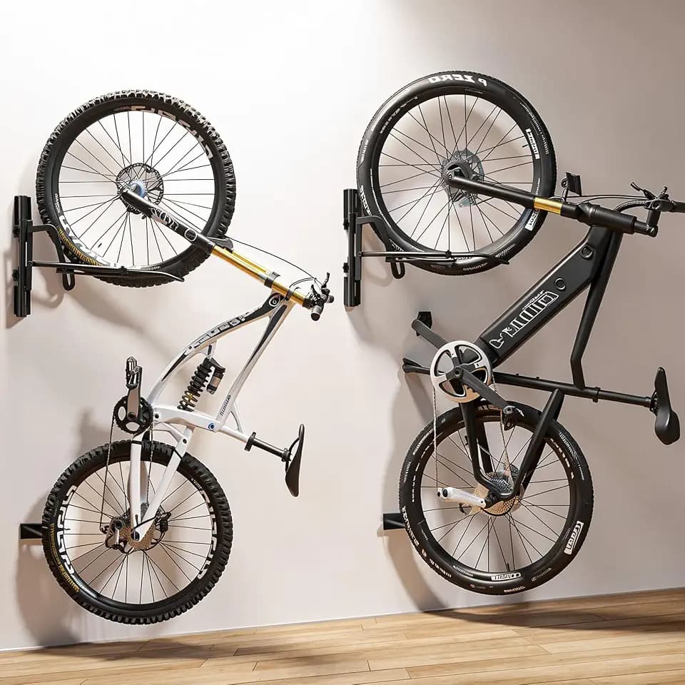 Housolution Swivel Bike Wall Mount for Wheels Sizes up to 29", 2Pack