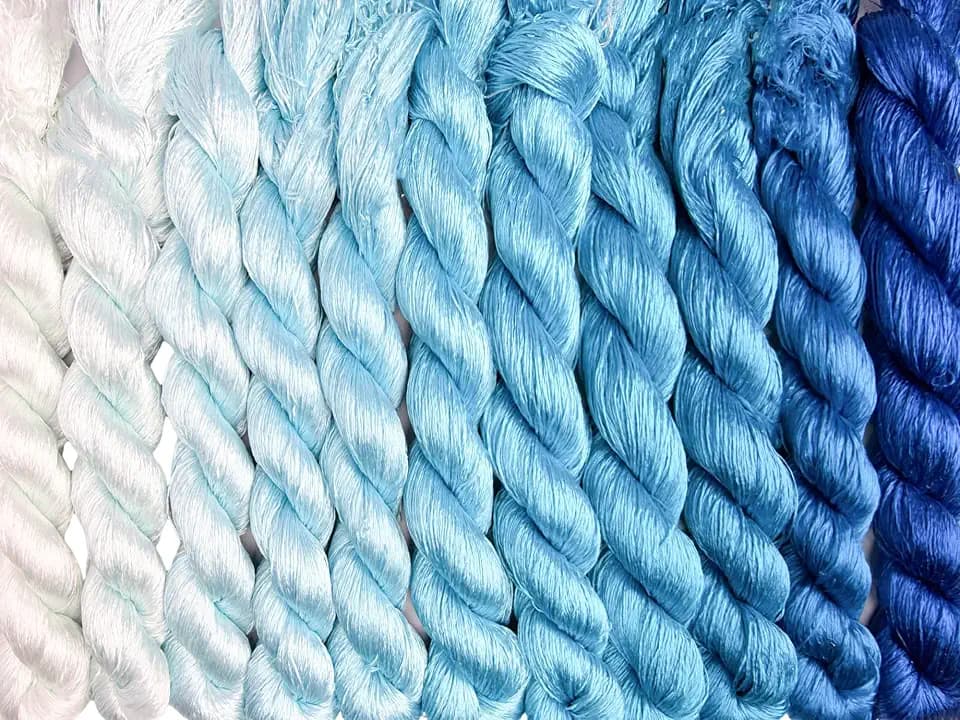 100% Mulberry Silk Embroidery Thread 11 Colors 110m Each (29)