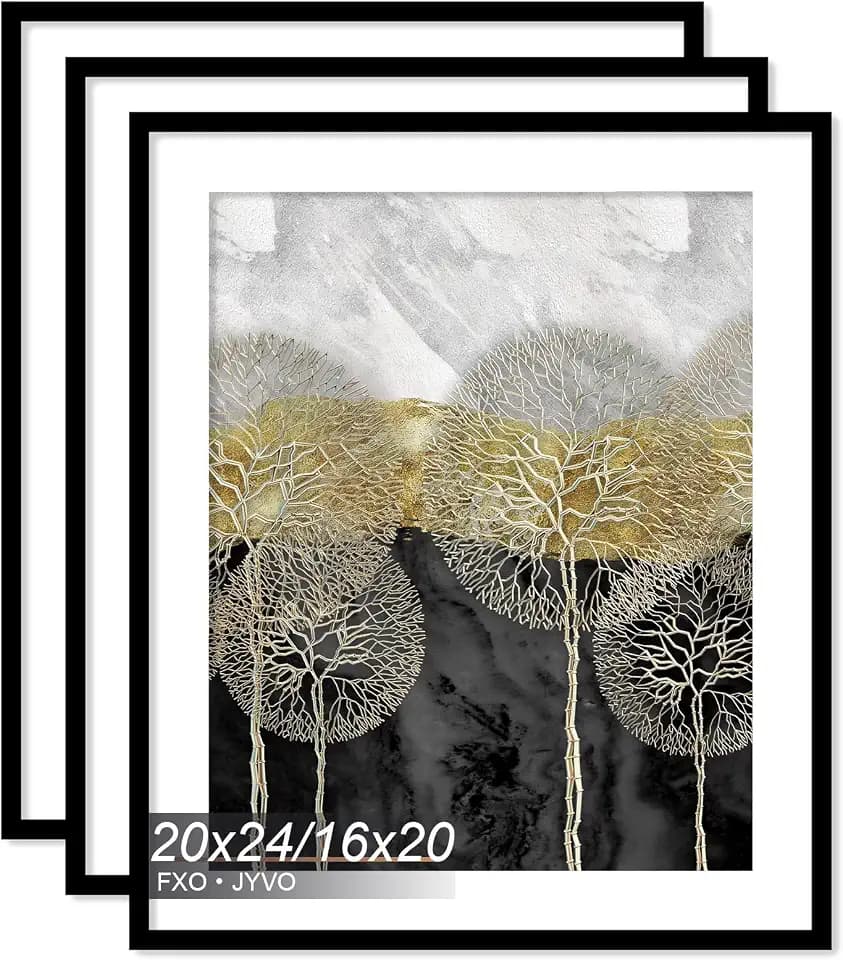 20x24 Picture Frame Set of 3 for Photo Poster Horizontally/Vertically