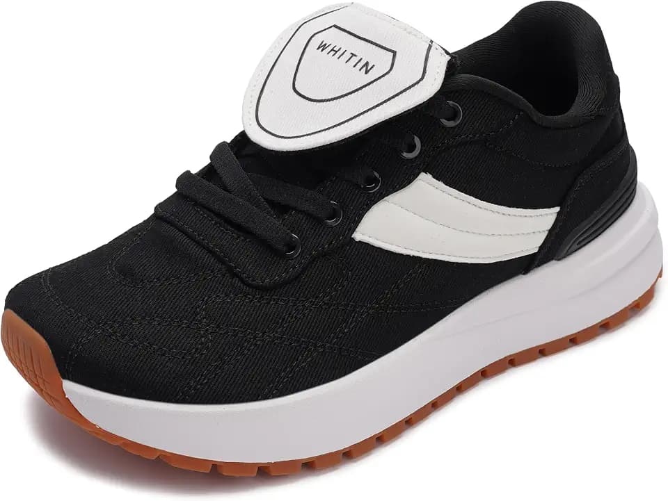 WHITIN Women's Wide Toe Box Cushioned Walking Sneakers S301