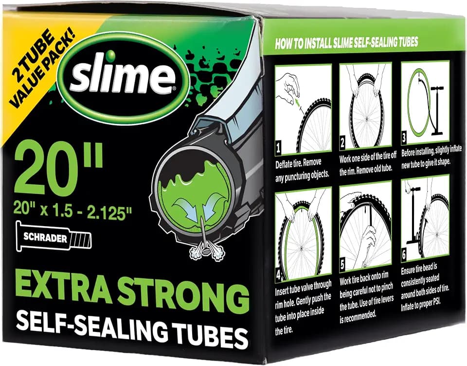Slime Extra Stong Self-Sealing Tube 20" x 1.5-2.125" Schrader