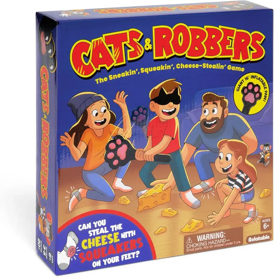 Cats and Robbers, Steal the Cheese Game by Relatable