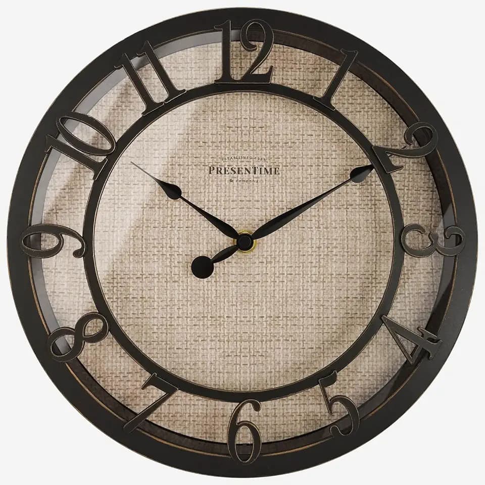 Presentime 10" Farmhouse Series Wall Clock