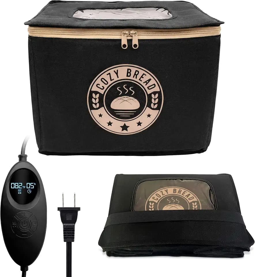 Cozy Bread® Proofer | Sourdough Proofing Box | Thermostat Control | Collapsible Bread Proofer for Dough Fermentation | USA Brand