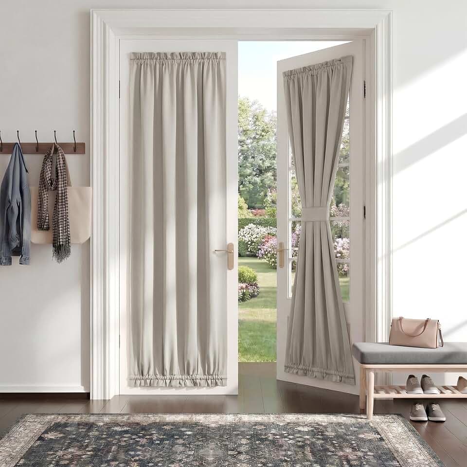 PONY DANCE Door Window Curtain, 25 x 72 inches, 1 Panel