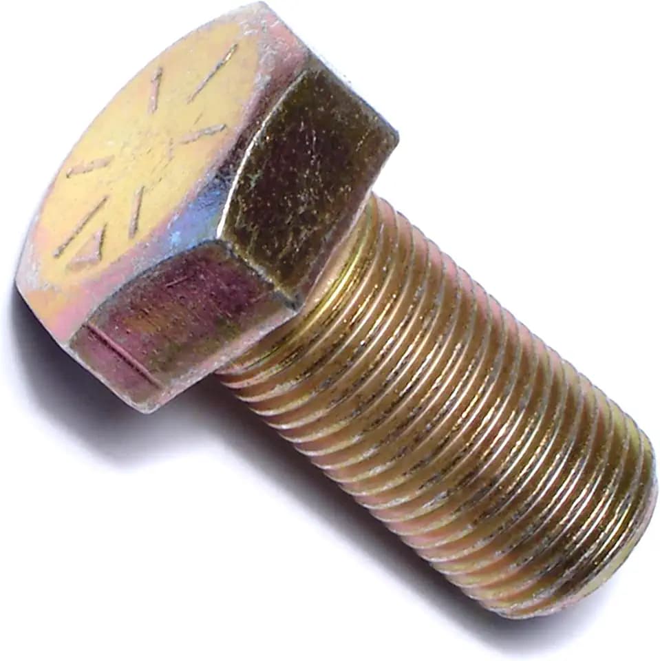 Hard-to-Find Fastener Grade 8 Fine Hex Cap Screws, Bulk Pack, Steel Hex Bolts for Construction, Home Improvement, 5/8-18 x 1-1/4, Pack of 10