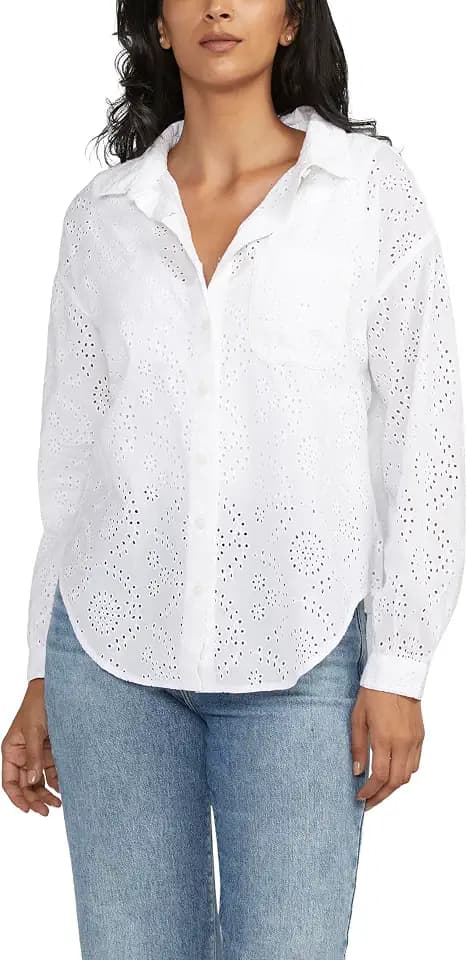 Jag Jeans Women's Relaxed Button-Down Shirt
