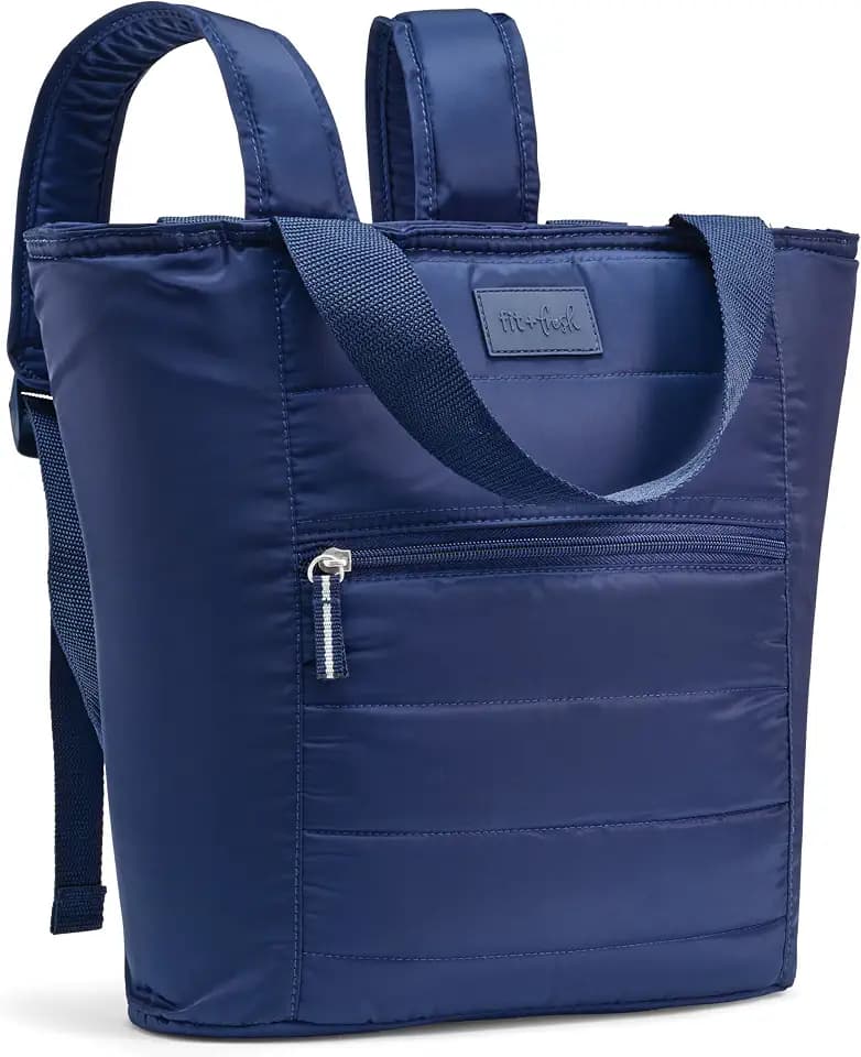 Fit & Fresh Mari Insulated Soft Backpack Cooler Tote, 12-Can Capacity