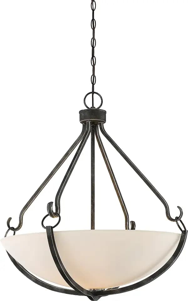 Nuvo 60/6125 Four Light Pendant, Pack of 1, Bronze/Dark
