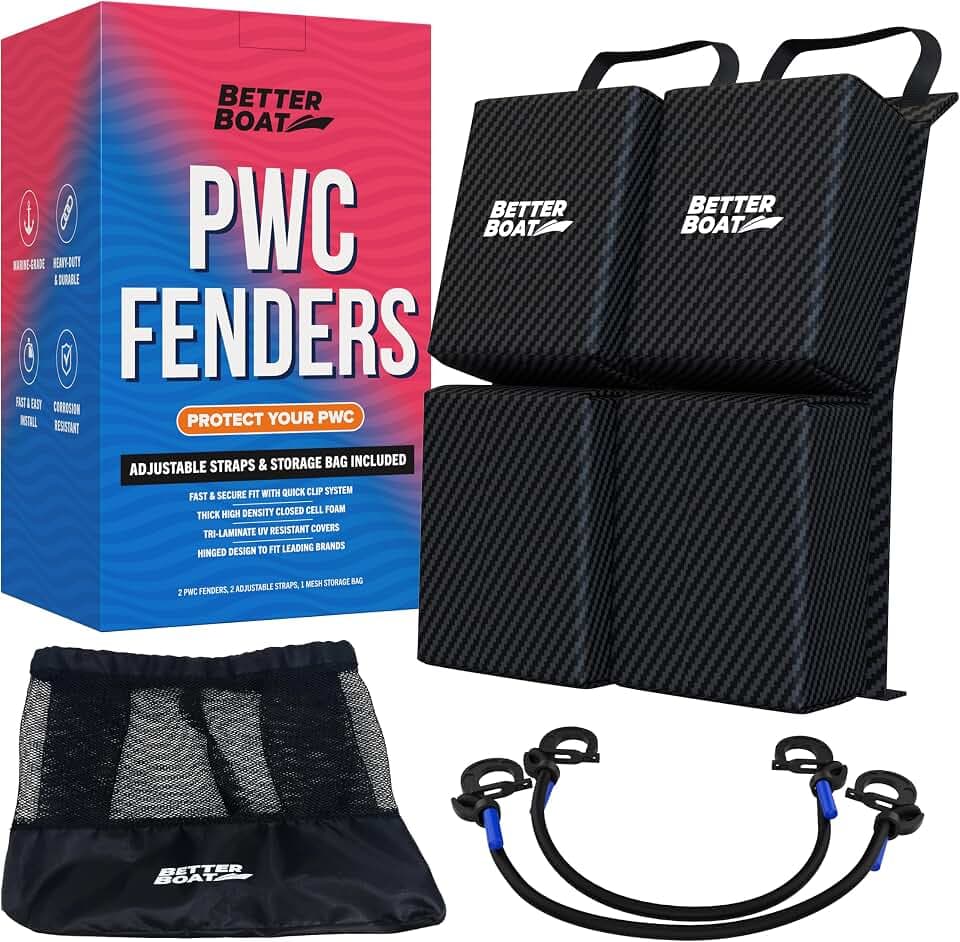 PWC Fenders Jet Ski Bumpers 2 Pack Adjustable Heavy Duty Jet Ski