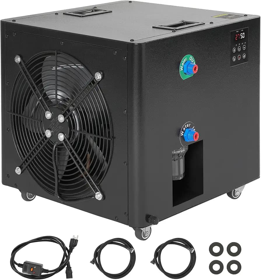 1HP Cold Plunge Chiller for Cold Therapy, WiFi Smart & Cools to 37°F