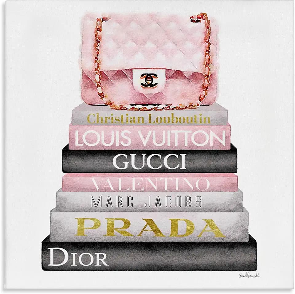 Watercolor High Fashion, 17 x 17 Inch Canvas Wall Art